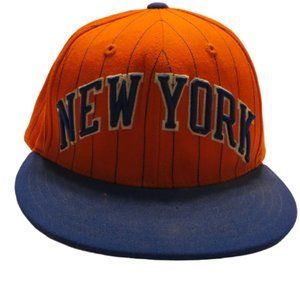 Adidas New York Knicks Basketball Hat Orange Blue One Size Snapback